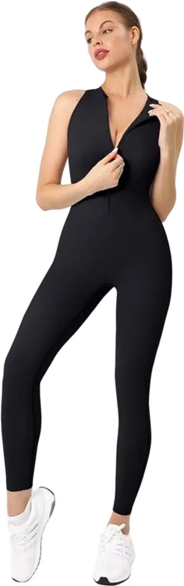 RedParrot Sport Jumpsuit Vrouwen - M - Zwart