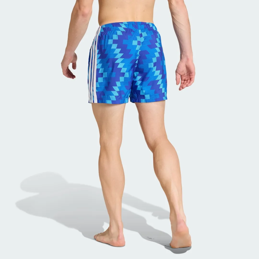 adidas Sportswear Football-Inspired Graphic Zwemshort 5-Inch - Heren - Blauw