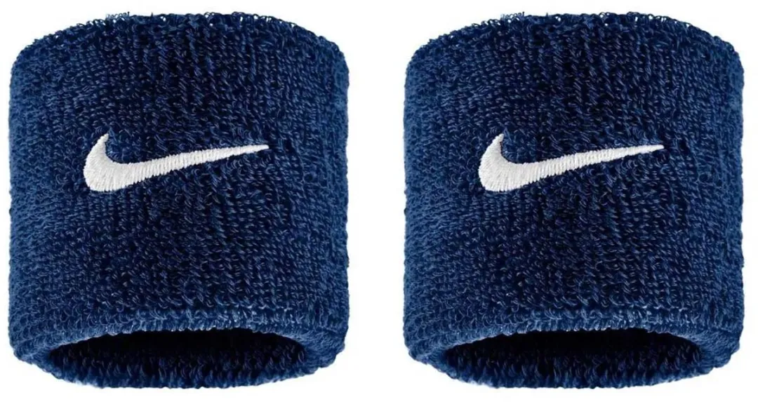Nike Swoosh Classic Armband N1012405-463 - Marine-wit