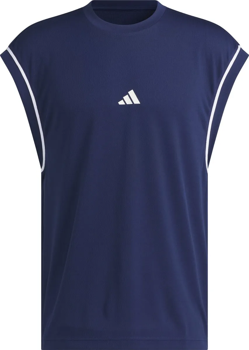 Adidas Performance Basketball All-World Mouwloze Tanktop M - Blauw