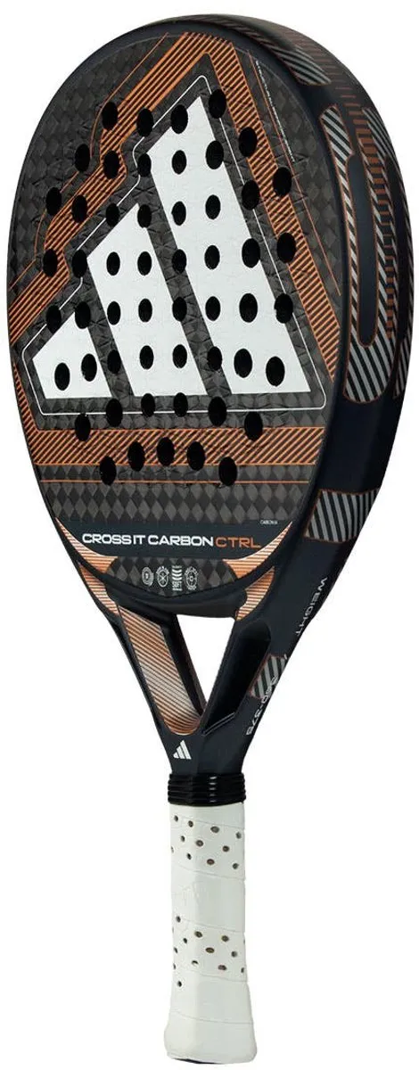 adidas Cross It Carbon Ctrl 2026 Padelracket - Zwart/Goud L2