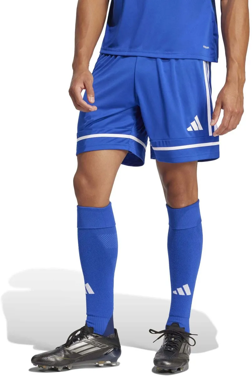adidas Squadra 25 Short Heren S - Blauw/Wit