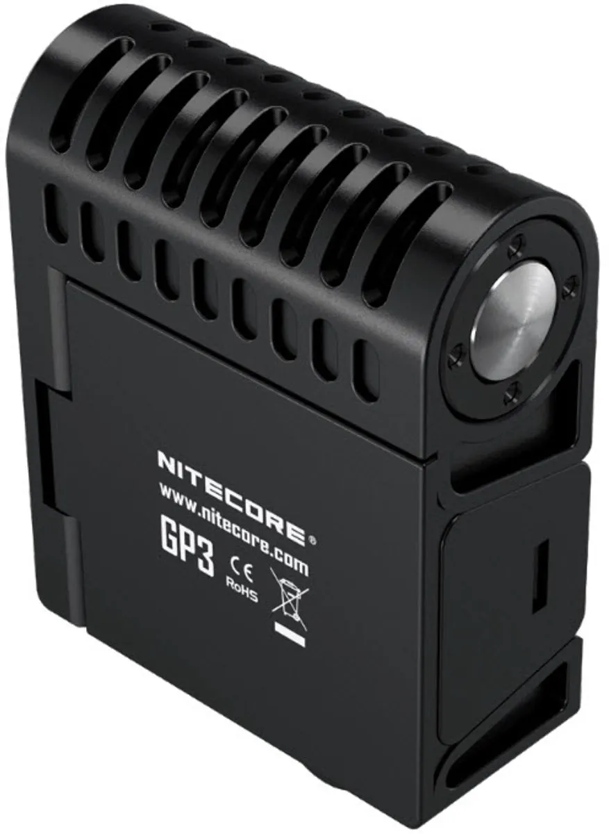 Nitecore GP3 Oplaadbare Cameralamp - Zwart