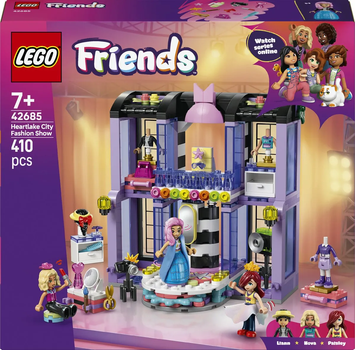 LEGO Friends Heartlake City Modeset - 3 Minifiguren - 2 Stukken - Multicolor