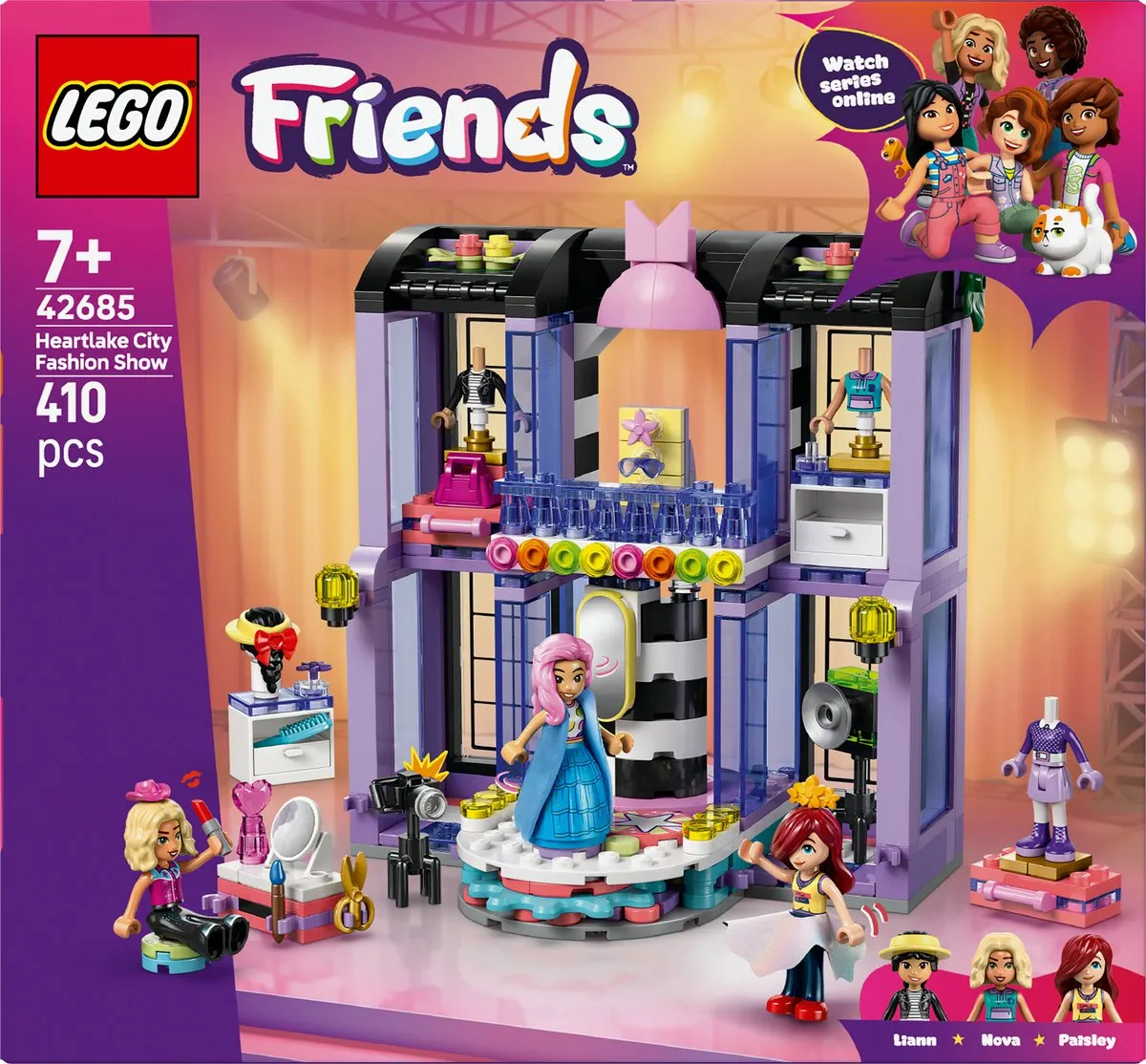 LEGO Friends Heartlake City Modeset - 3 Minifiguren - 2 Stukken - Multicolor