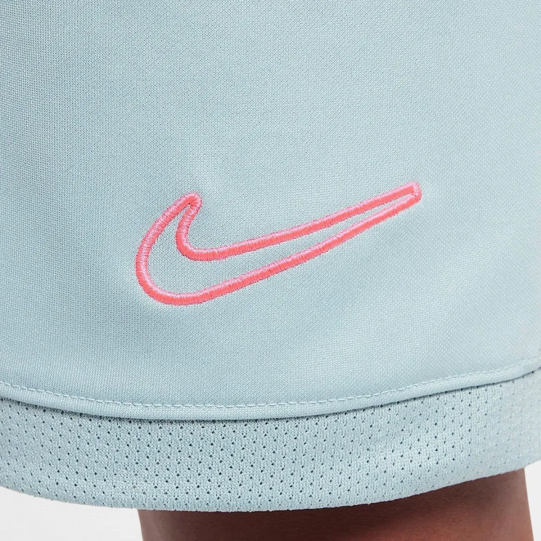 Nike Dri-FIT Academy 25 Short Junior HJ3718-395 - Maat 140 - Lichtblauw/roze