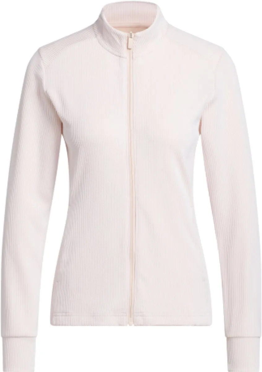 Adidas Dames Textured Golfvest - Zalm - M