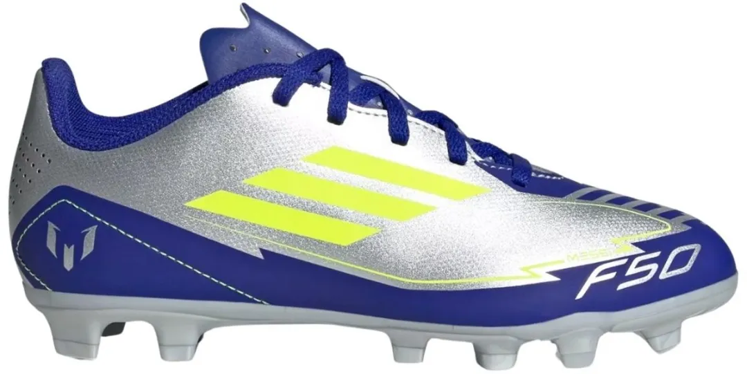 Adidas F50 Club Messi Voetbalschoenen JR - Zilver 38.5