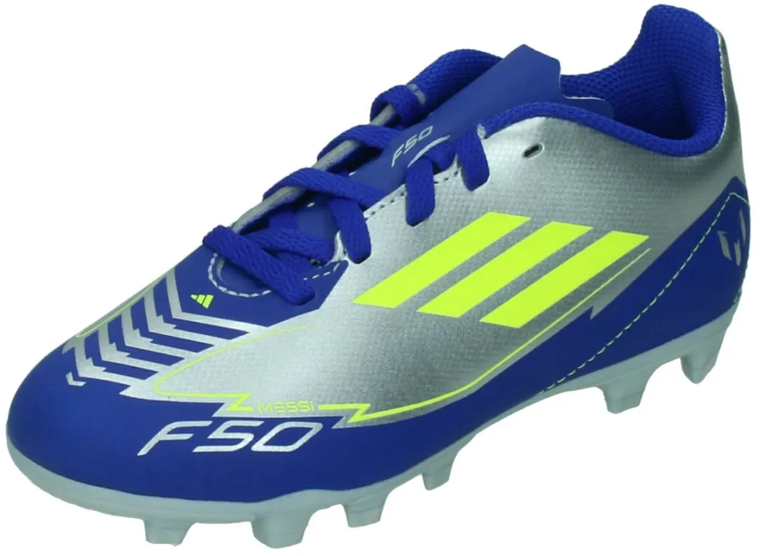 Adidas F50 Club Messi Voetbalschoenen JR - Zilver 38.5