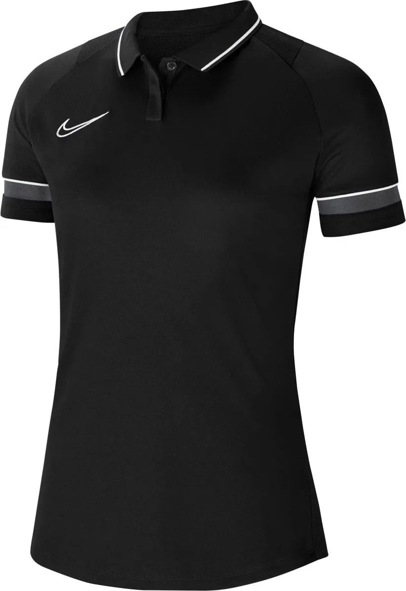 Nike Dri-FIT Academy Sportpolo Dames S - Zwart