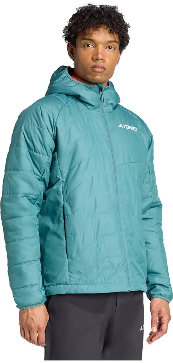 Adidas Terrex Multi Synthetic Capuchonjack - Heren M - Groen