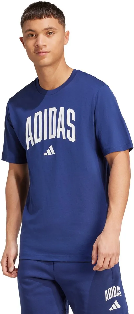 Adidas Collegiate Lineage T-shirt M - Blauw