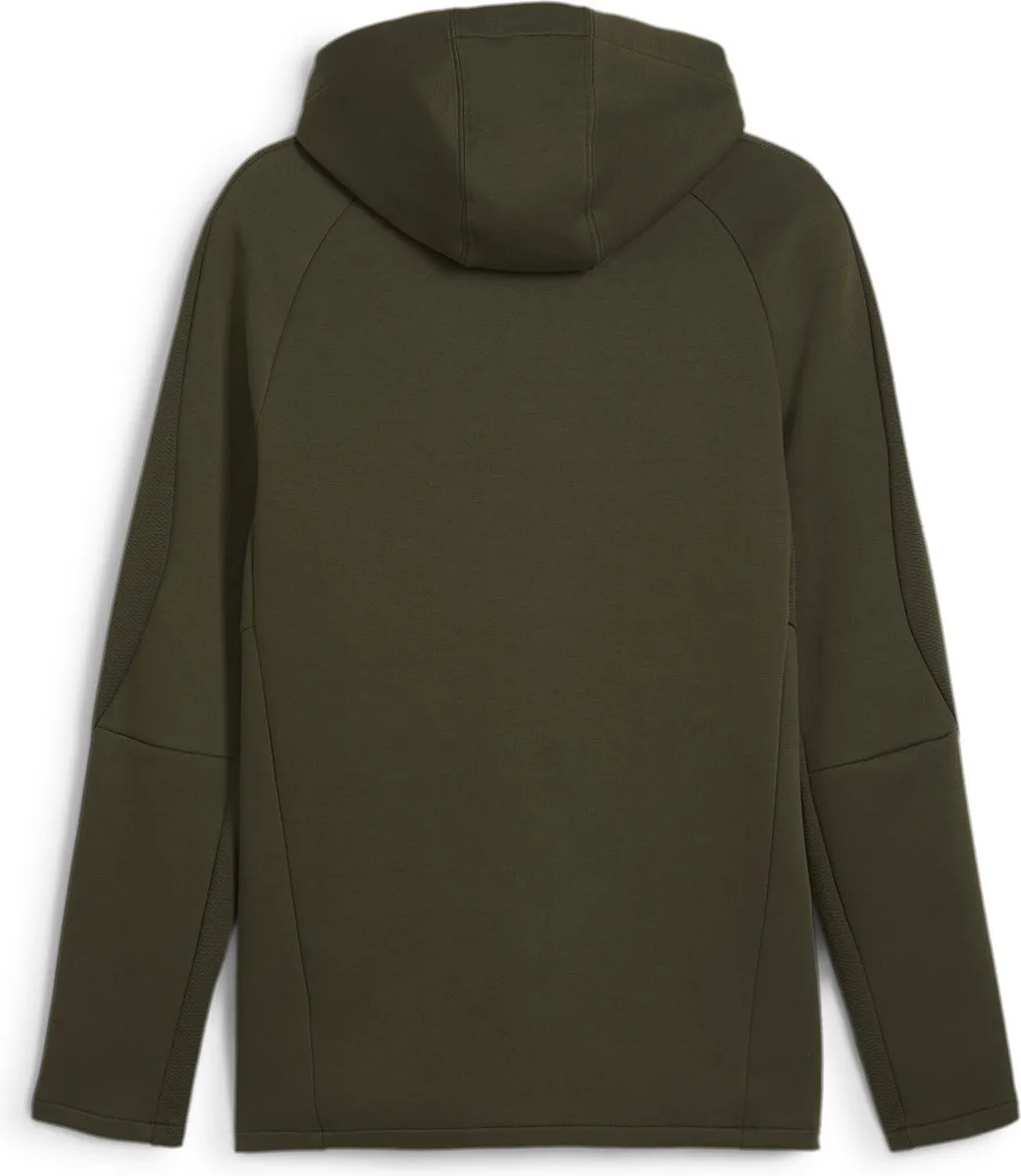 PUMA Evostripe Full-Zip Hoodie - Dark Olive - Maat S