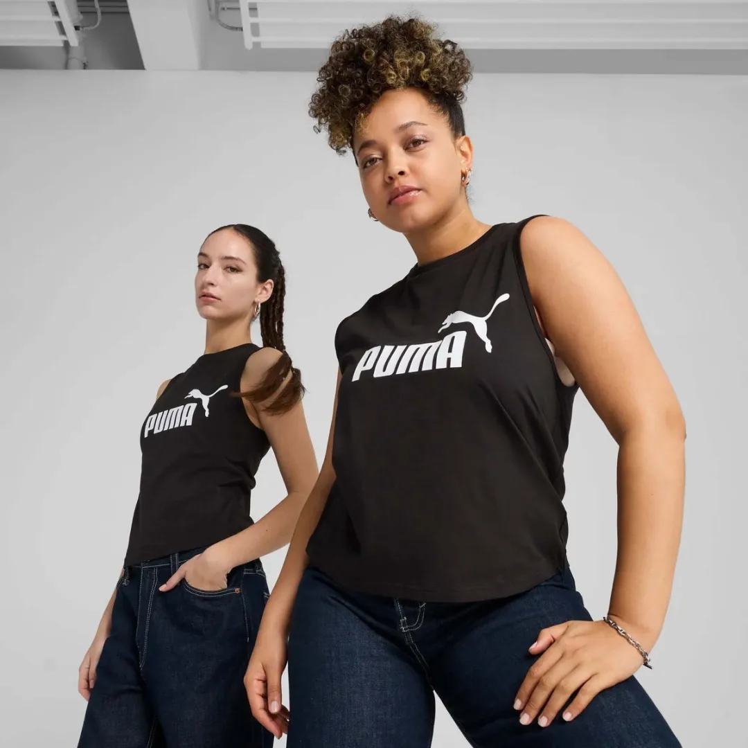 PUMA ESS No. 1 Logo Slim Tanktop Dames - XS