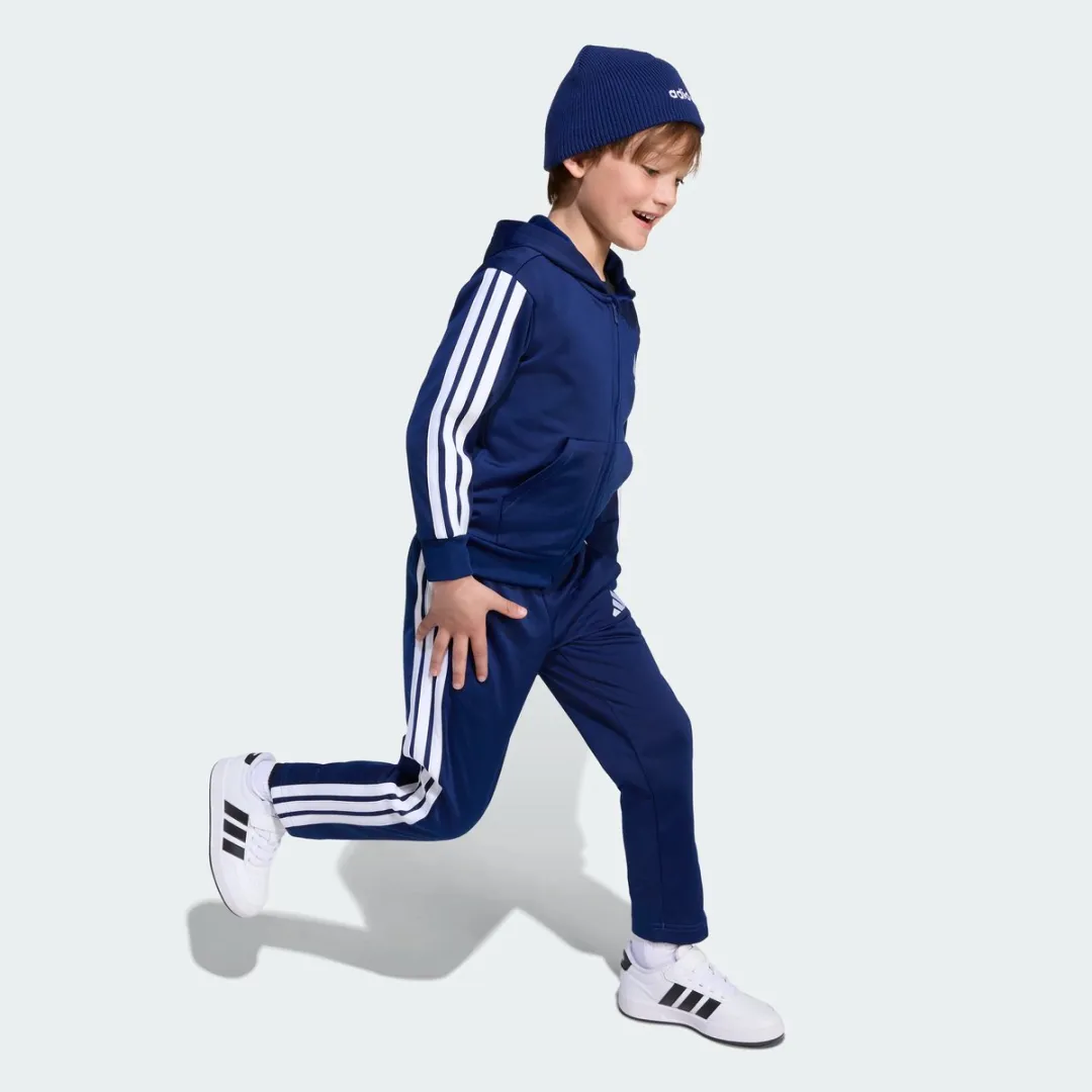 adidas Sportswear Essentials Trainingspak Kids JX8753 - 104 Blauw