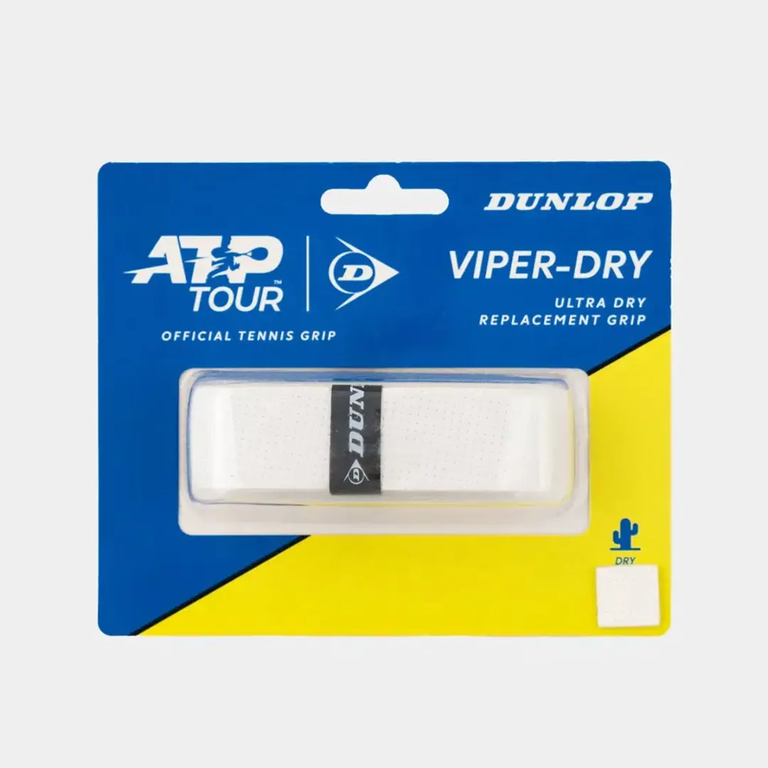 Dunlop ViperDry Rep Gripje - 12 Stuks - Wit