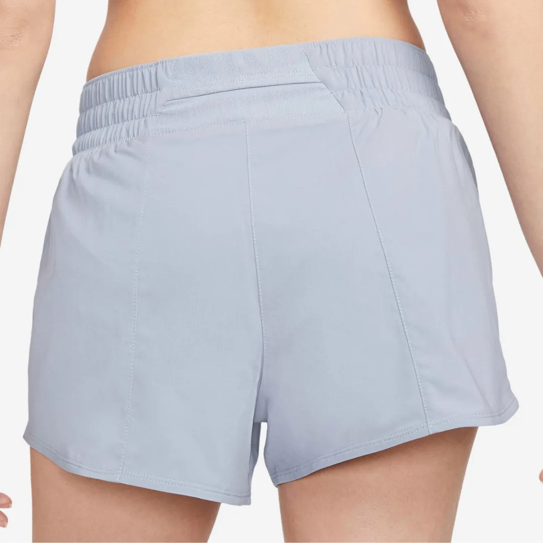 Nike One Dri-FIT Short Vrouwen - Maat L - Lichtgrijs