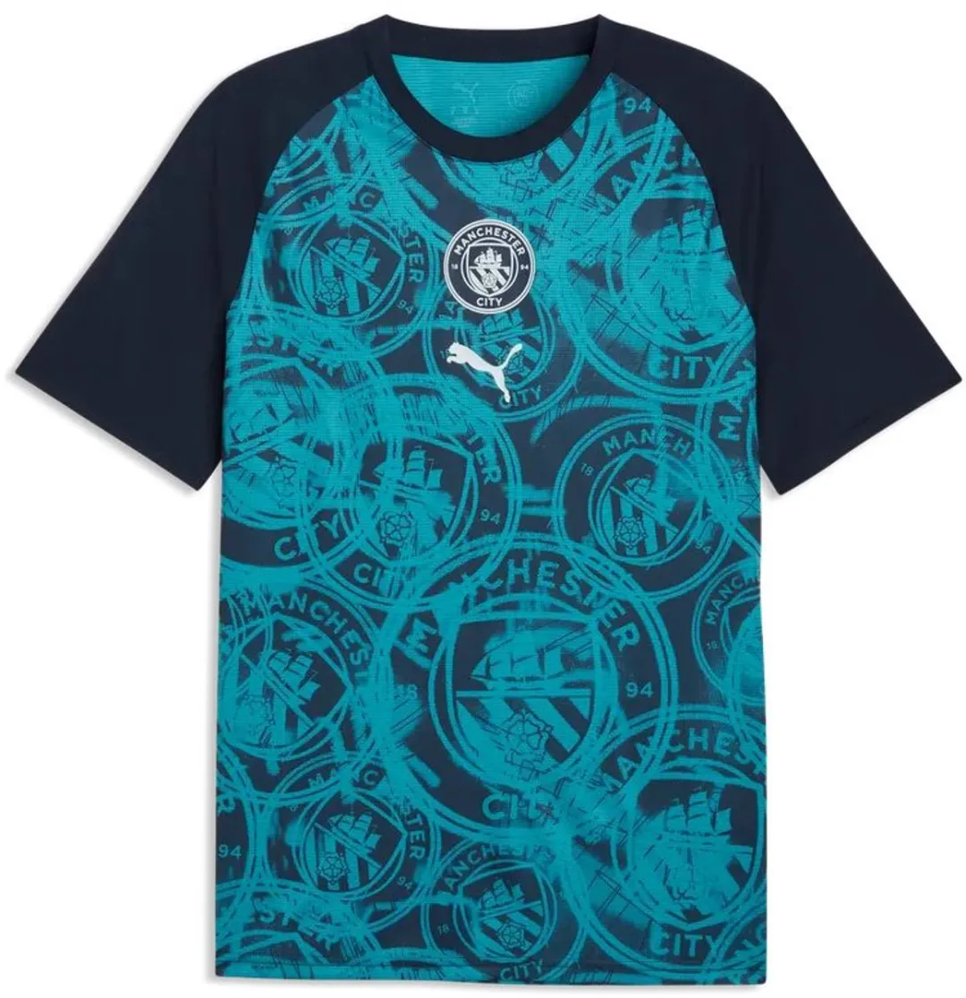 PUMA Manchester City Warm Up Jersey M - Blauw