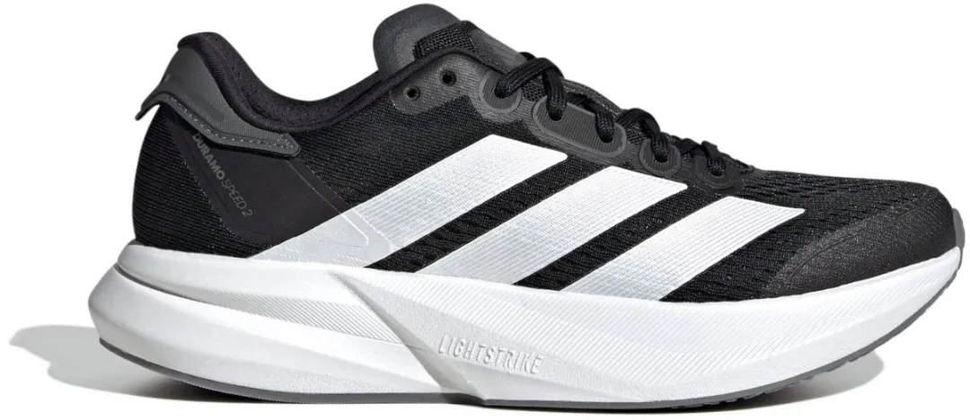 Adidas Duramo Speed 2 Hardloopschoenen Dames - 41 1/3 - Zwart/Wit