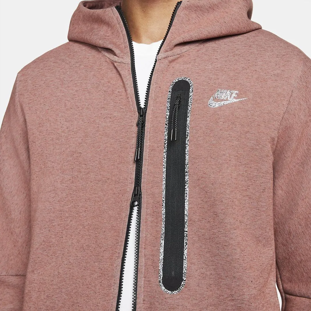 Nike Sportswear Tech Fleece Hoodie DD4688-670 - XS - Redstone Rood