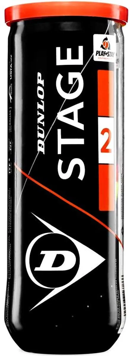 Dunlop Stage 2 Tennisballen - 3 Stuks - afbeelding 6 van 6