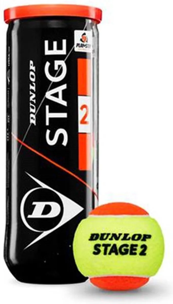 Dunlop Stage 2 Tennisballen - 3 Stuks