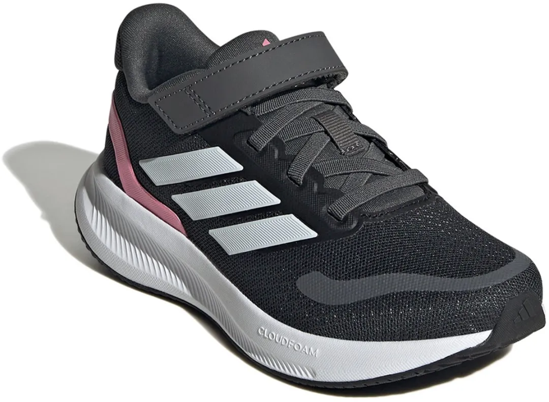 adidas Runfalcon 5 El Hardloopschoenen - 28.5 - Grijs/Wit/Rosa