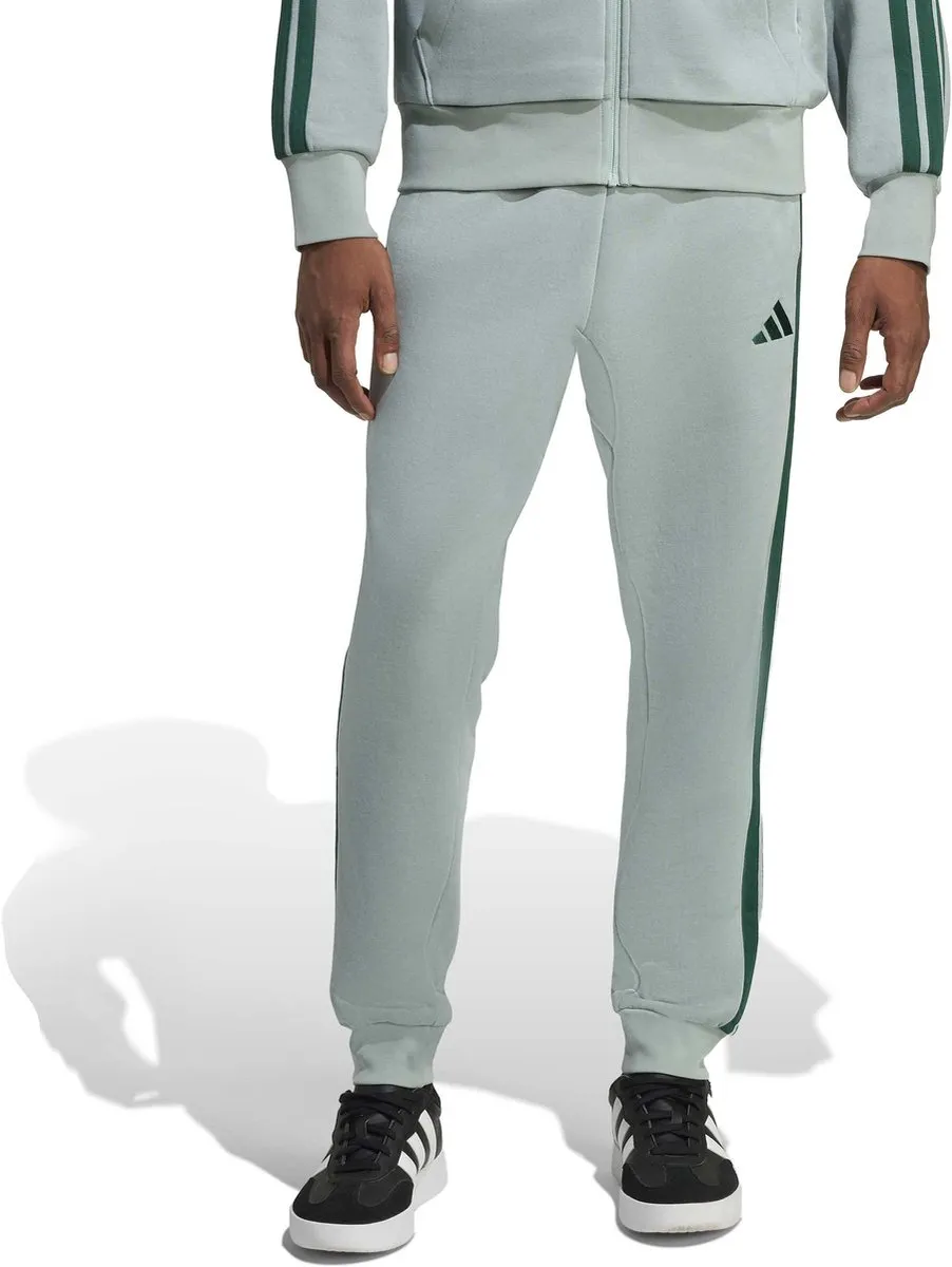 adidas M 3S FL TC PT Trainingsbroek M - Groen