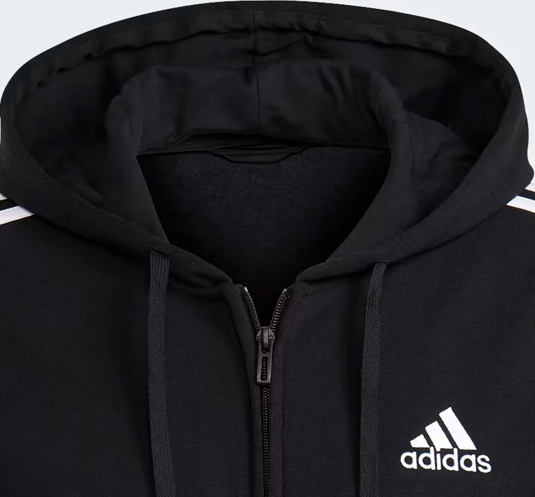 adidas Essentials 3-Stripes Fleece Vest - Zwart - Maat S