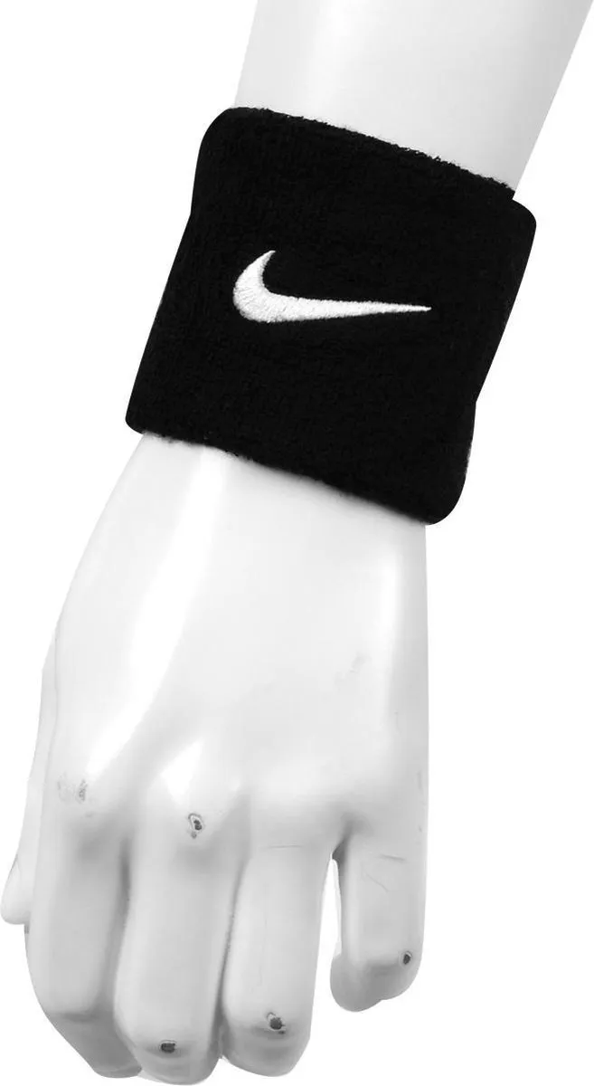 Nike Swoosh Zweetband - 2 Stuks - Zwart