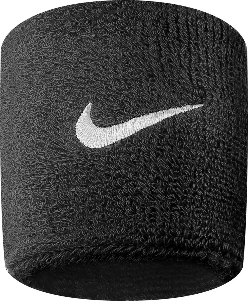 Nike Swoosh Zweetband - 2 Stuks - Zwart