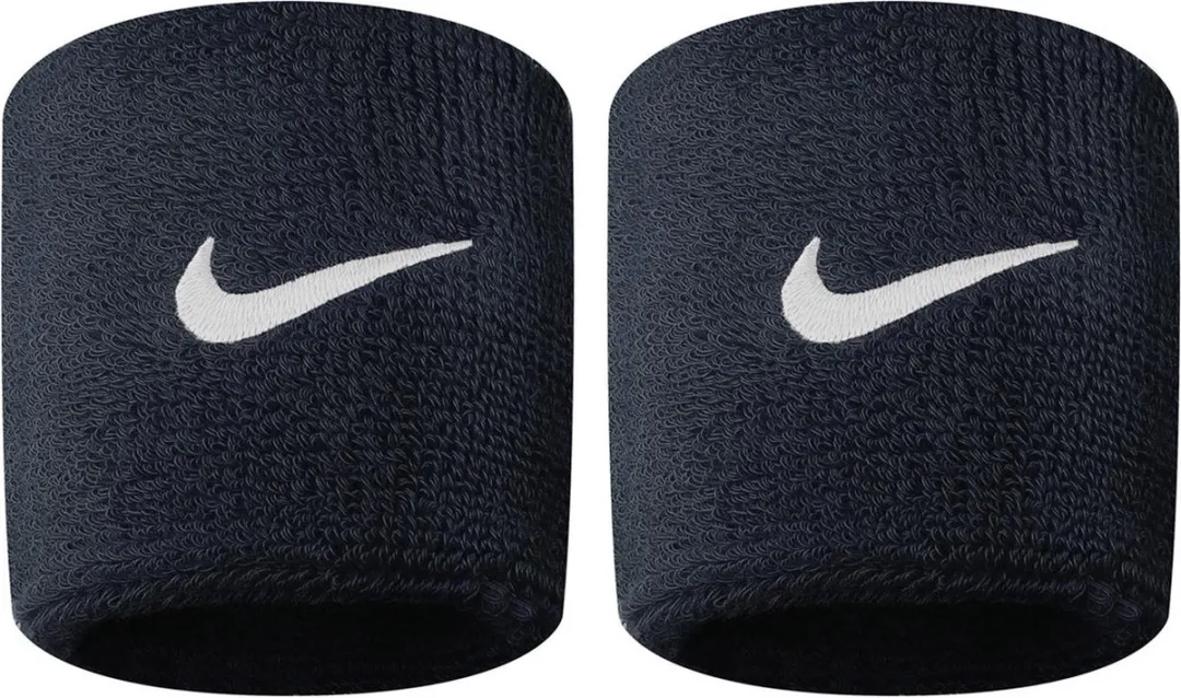 Nike Swoosh Zweetband - 2 Stuks - Zwart