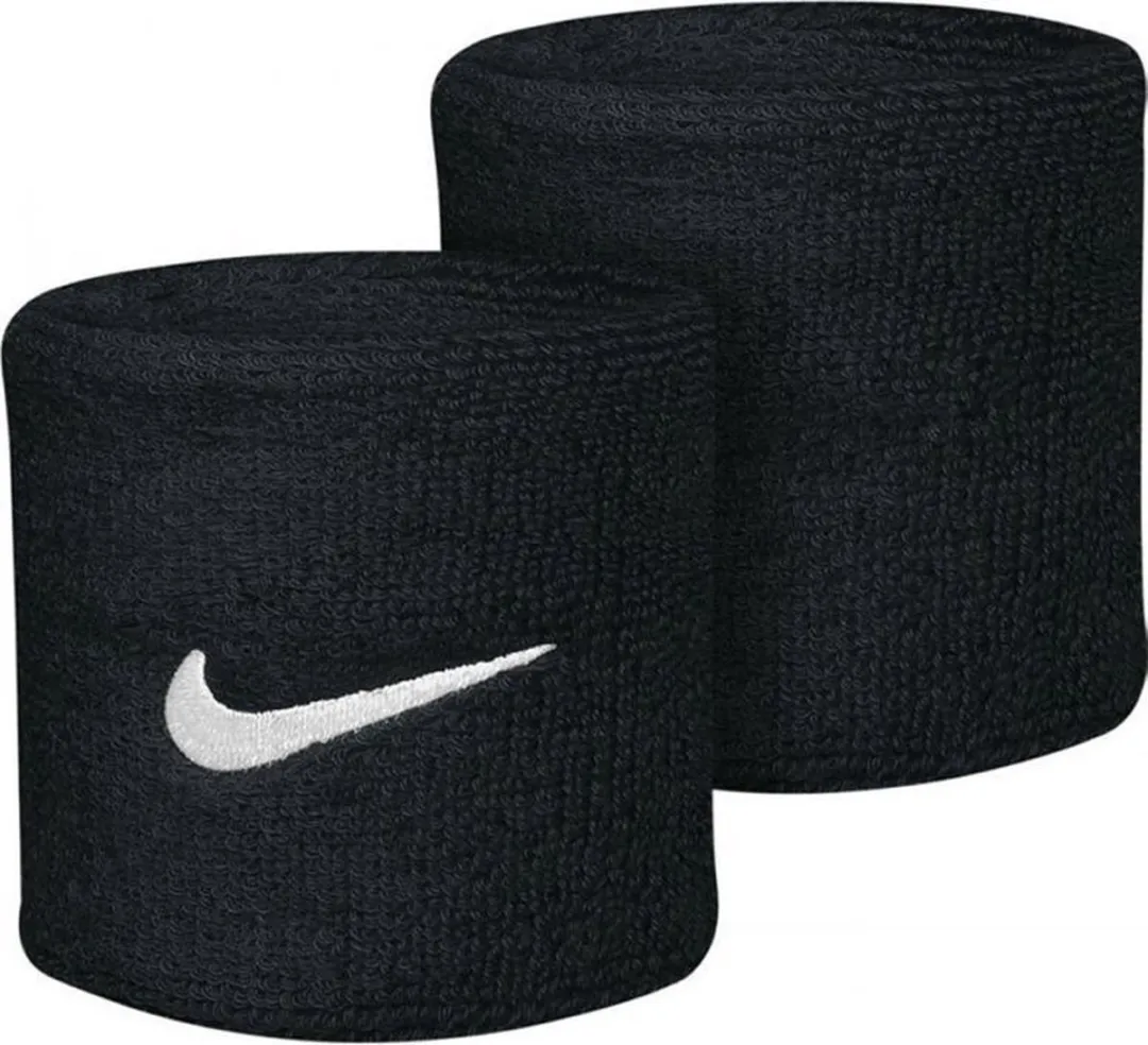 Nike Swoosh Zweetband - 2 Stuks - Zwart