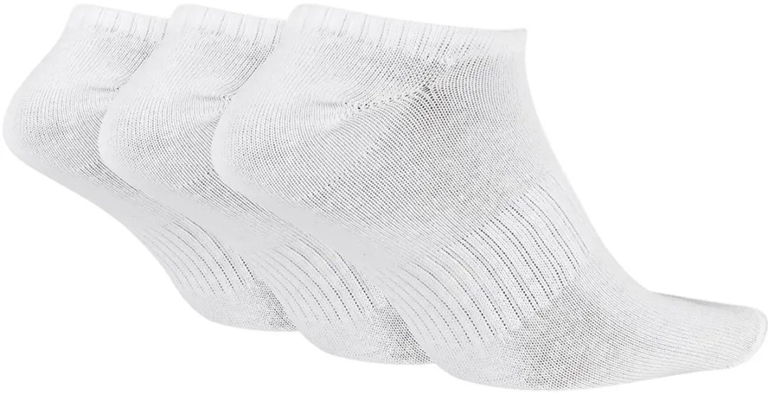 Nike Everyday Lightweight Sokken 42-46 - 3 Stuks - Wit/Zwart