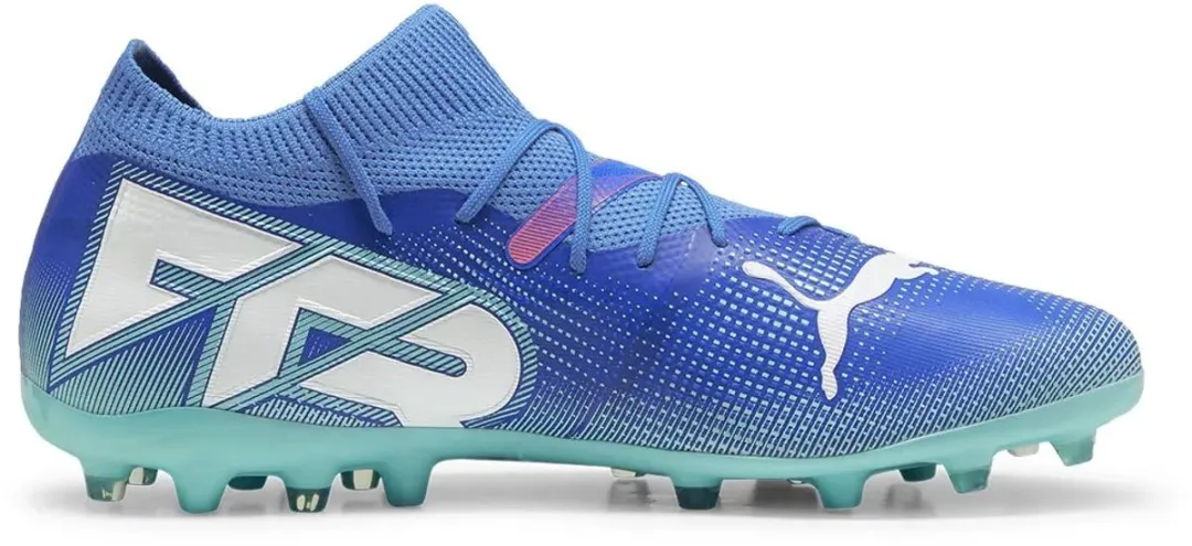 PUMA Future 7 Match Mg Voetbalschoenen 46 - Blauw - afbeelding 3 van 4