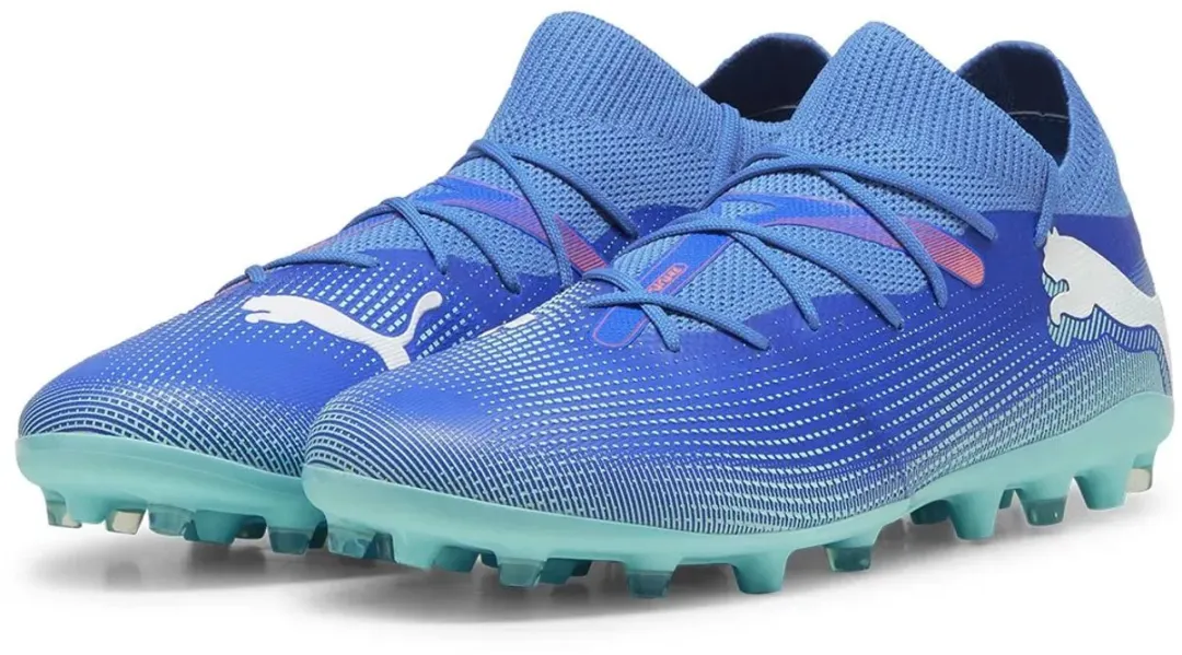 PUMA Future 7 Match Mg Voetbalschoenen 46 - Blauw - afbeelding 4 van 4