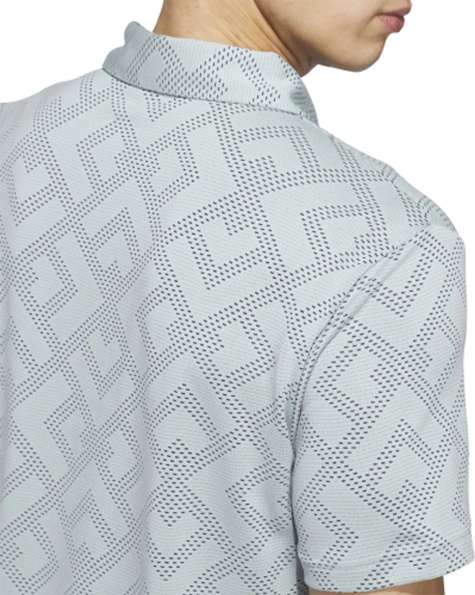 Adidas Ultimate CLSN Jacquard Heren Golfpolo - Olijf M