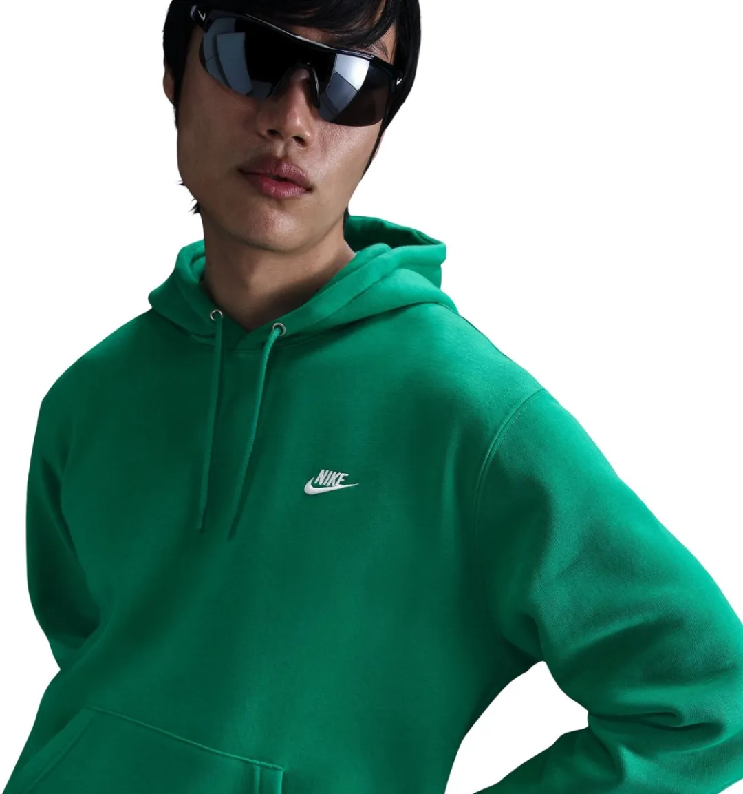 Nike Club Sporttrui Heren - Maat L - Groen