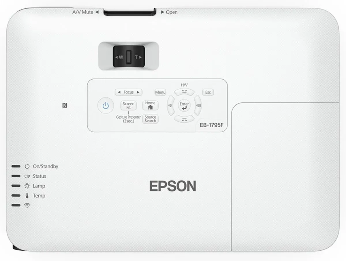 Epson EB-1795F Beamer - Wit/Zwart - afbeelding 6 van 6