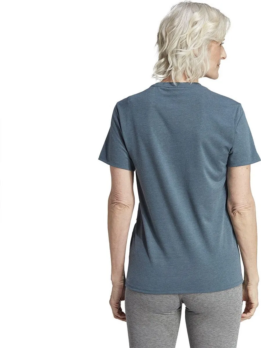 Adidas Performance Train Icons 3-Stripes T-shirt M - Turquoise