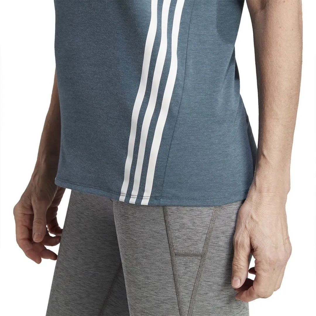 Adidas Performance Train Icons 3-Stripes T-shirt M - Turquoise