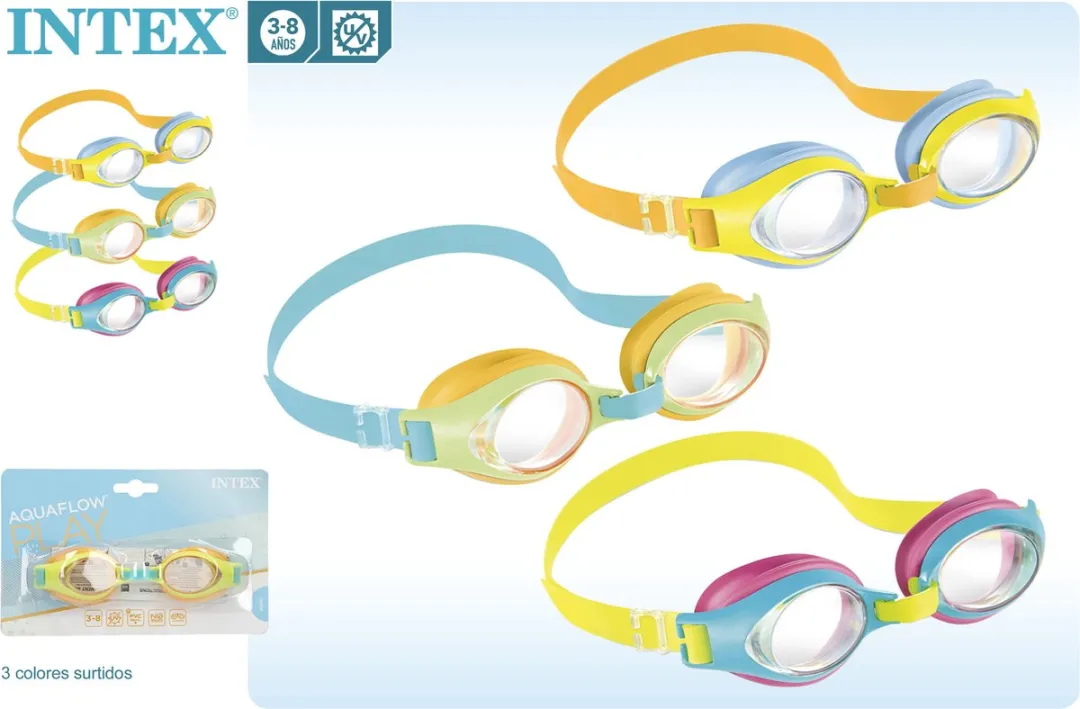 Intex Junior Kinderduikbril - Geel/Blauw