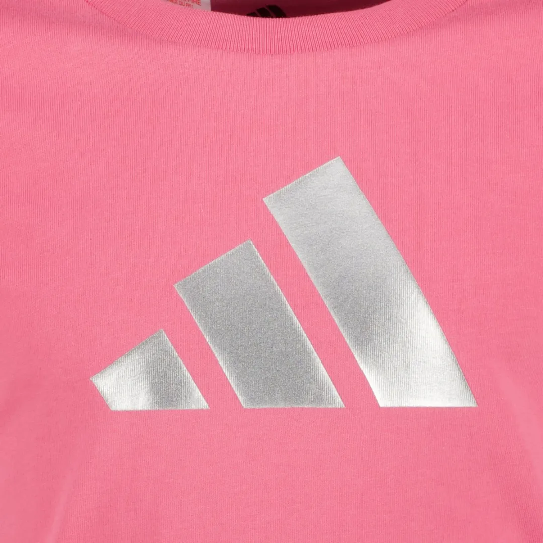 adidas JG Glam T Meisjes Sport T-shirt - 152 - Roze
