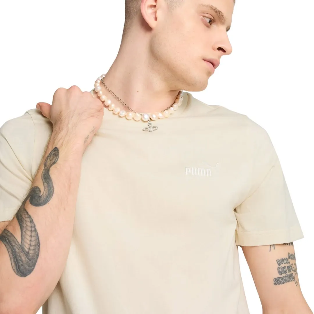 PUMA ESS Small No. 1 Logo Tee - Maat L - No Dye