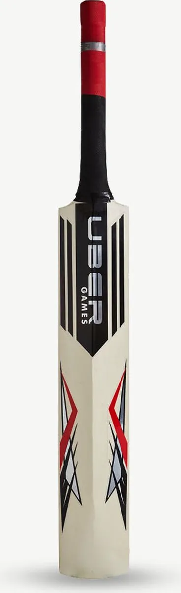 Ubergames Cricket Set Senior 5 - Hardhout - Zwart