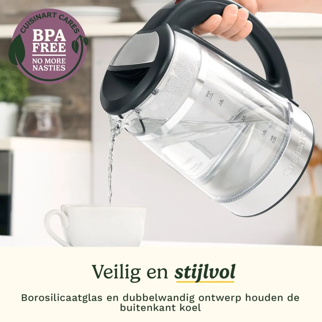 Cuisinart Waterkoker Glas 1,7L - 3000W - Grijs - afbeelding 6 van 6