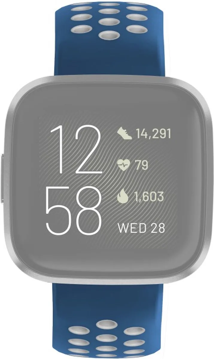 Hama Sportpolsband Fitbit Versa 2/Versa - Grijs - afbeelding 6 van 6