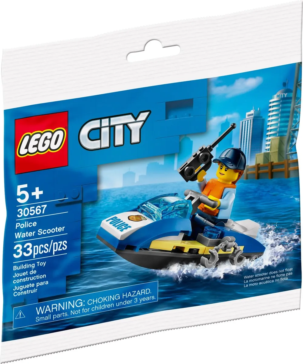 LEGO City Politie Waterscooter 30567 - 33 Stukken - afbeelding 2 van 2