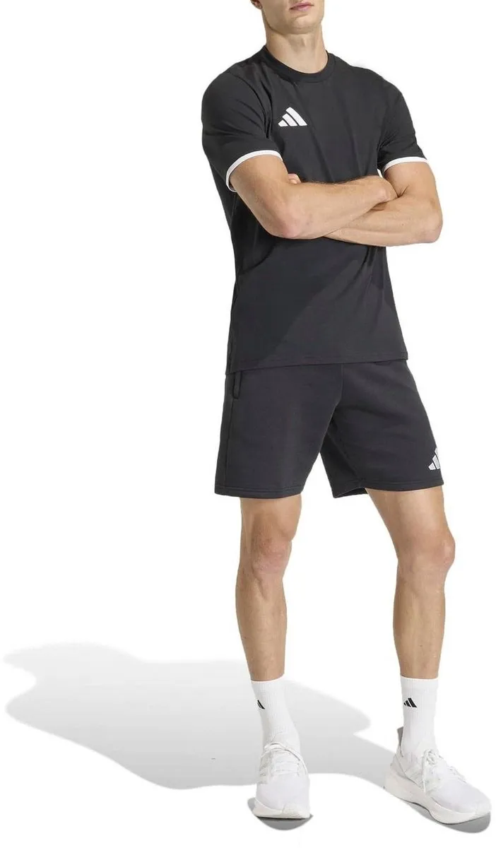 adidas Entrada 26 Joggingshort Heren XS - Zwart/Wit