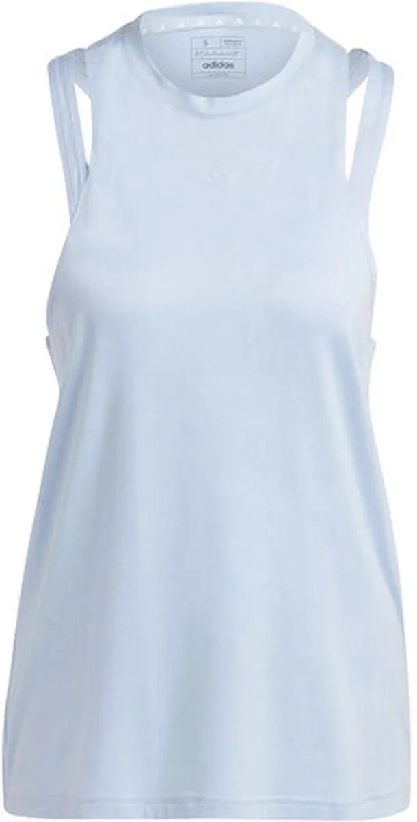 adidas tr-es 3bar tk Training Singlet Dames M - Blauw